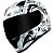 CAPACETE RACE TECH SECTOR SKY MUSIC WHITE 58/M - Imagem 3
