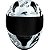CAPACETE RACE TECH SECTOR SKY MUSIC WHITE 58/M - Imagem 6