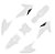 KIT PLASTICOS CRF 230 MY 23 BRANCO - Imagem 1