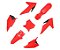 KIT PLASTICOS CRF 230 MY 23 VERMELHO - Imagem 1