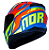 CAPACETE NORISK RAZOR SHARP BLK HV/YLW/HV-ORG 58/M - Imagem 3