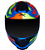 CAPACETE NORISK RAZOR SHARP BLK HV/YLW/HV-ORG 62/XL - Imagem 4
