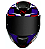 CAPACETE NORISK RAZOR SHARP BLUE/RED 62/XL - Imagem 2