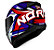 CAPACETE NORISK RAZOR SHARP BLUE/RED 62/XL - Imagem 4