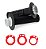 MANOPLA BIKER LOCK ON CRF 250/450R/X/YZ 250F/KXF 04/17 PRETO - Imagem 1