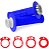 MANOPLA BIKER LOCK ON CRF 230/250F/TORNADO/TTR 230 AZUL - Imagem 1