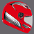 CAPACETE EBF NEW EBF 7 POWER VERMELH 58 - Imagem 1