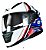 CAPACETE NORISK FF302 ADVANCE WHITE 58/M - Imagem 4