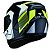 CAPACETE RACE TECH SECTOR EXILIO MATTE BLK/YELLOW 56/S - Imagem 4
