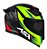 CAPACETE ASX EAGLE RACING ATTACKER BRILHO PRETO/GRAFITE/AMARELO 58/M - Imagem 3