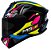 CAPACETE ASX DRAKEN MARIANNY BRILHO PRETO/AMARELO/AZUL 56/S - Imagem 1