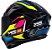 CAPACETE ASX DRAKEN MARIANNY BRILHO PRETO/AMARELO/AZUL 56/S - Imagem 6