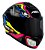 CAPACETE ASX DRAKEN MARIANNY BRILHO PRETO/AMARELO/AZUL 56/S - Imagem 3