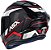 CAPACETE ASX DRAKEN WIND BRILHO PRETO/BRANCO/VERMELHO 60/L - Imagem 2