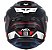 CAPACETE ASX DRAKEN WIND BRILHO PRETO/BRANCO/VERMELHO 60/L - Imagem 3