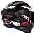 CAPACETE ASX DRAKEN WIND BRILHO PRETO/BRANCO/VERMELHO 60/L - Imagem 4