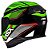 CAPACETE ASX EAGLE HUNTER BRILHO PRETO/BRANCO/VERDE 58/M - Imagem 2