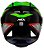 CAPACETE ASX EAGLE HUNTER BRILHO PRETO/BRANCO/VERDE 58/M - Imagem 3