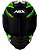 CAPACETE ASX EAGLE HUNTER BRILHO PRETO/BRANCO/VERDE 58/M - Imagem 6