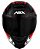 CAPACETE ASX EAGLE RACING DIAGON BRILHO PRETO/GRAFITE/VERMELHO 60/L - Imagem 6