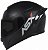 CAPACETE ASX EAGLE RACING SOLID BRILHO PRETO 60/L - Imagem 1