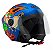 CAPACETE TORK NEW LIBERTY 3 COYOTE AZUL FOSCO 56 - Imagem 3