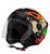 CAPACETE TORK NEW LIBERTY 3 COYOTE PRETO FOSCO 60 - Imagem 2