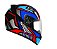 CAPACETE EBF SPARK SPIDER PTO/AZUL 58 - Imagem 1