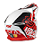 CAPACETE ASW FUSION 2.0 DASH VERMELHO BRANCO PRETO 58  EAN  7908377148581 - Imagem 3