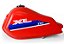 TANQUE XL 250 PLASTICO 9L VERMELHO COM ADESIVO - Imagem 1