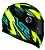 CAPACETE LS2 FF358 DRAZE BLACK/HV-YELLOW/GREEN 60/L - Imagem 2