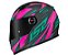 CAPACETE LS2 FF358 DRAZE GREY/GREEN/PINK 58/M - Imagem 1