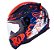CAPACETE LS2 RAPID FF353 NAUGHTY MATTE BLU/FLUO ORG 58/M - Imagem 1