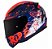 CAPACETE LS2 RAPID FF353 NAUGHTY MATTE BLU/FLUO ORG 58/M - Imagem 2