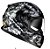 CAPACETE NORISK FF302 HOT GIRL BLK/WHITE 58/M - Imagem 1