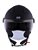 CAPACETE NORISK ORION MONOCOLOR MATTE BLACK 56/S - Imagem 1