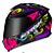 CAPACETE NORISK RAZOR CIRCUS BLACK/PINK 56/S - Imagem 2