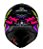 CAPACETE NORISK RAZOR CIRCUS BLACK/PINK 56/S - Imagem 3
