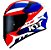 CAPACETE KYT TT-COURSE GEAR BLUE/RED M - Imagem 1