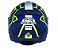 CAPACETE NORISK RAZOR NINJA MATTE BLUE/YELLOW 56/S - Imagem 3