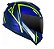 CAPACETE NORISK RAZOR NINJA MATTE BLUE/YELLOW 56/S - Imagem 1