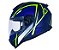 CAPACETE NORISK RAZOR NINJA MATTE BLUE/YELLOW 56/S - Imagem 4