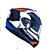 CAPACETE NORISK STRADA DRIVE WHT/BLUE/RED 56/S - Imagem 1