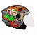 CAPACETE TORK NEW LIBERTY 3 COYOTE CINZA BRILHO 56 - Imagem 2