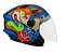 CAPACETE TORK NEW LIBERTY 3 COYOTE AZUL BRILHO 58 - Imagem 2