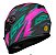 CAPACETE LS2 FF358 DRAZE GREY/GREEN/PINK 62/XL - Imagem 3