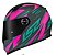 CAPACETE LS2 FF358 DRAZE GREY/GREEN/PINK 62/XL - Imagem 6