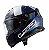 CAPACETE LS2 STORM FF800 JOHN MCPHEE REPLICA BLUE/WHITE 62/XL - Imagem 4