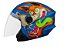 CAPACETE TORK NEW LIBERTY 3 COYOTE AZUL BRILHO 56 - Imagem 3