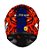 CAPACETE LS2 FF358 MEMPHIS ORANGE/BLUE 58/M - Imagem 4